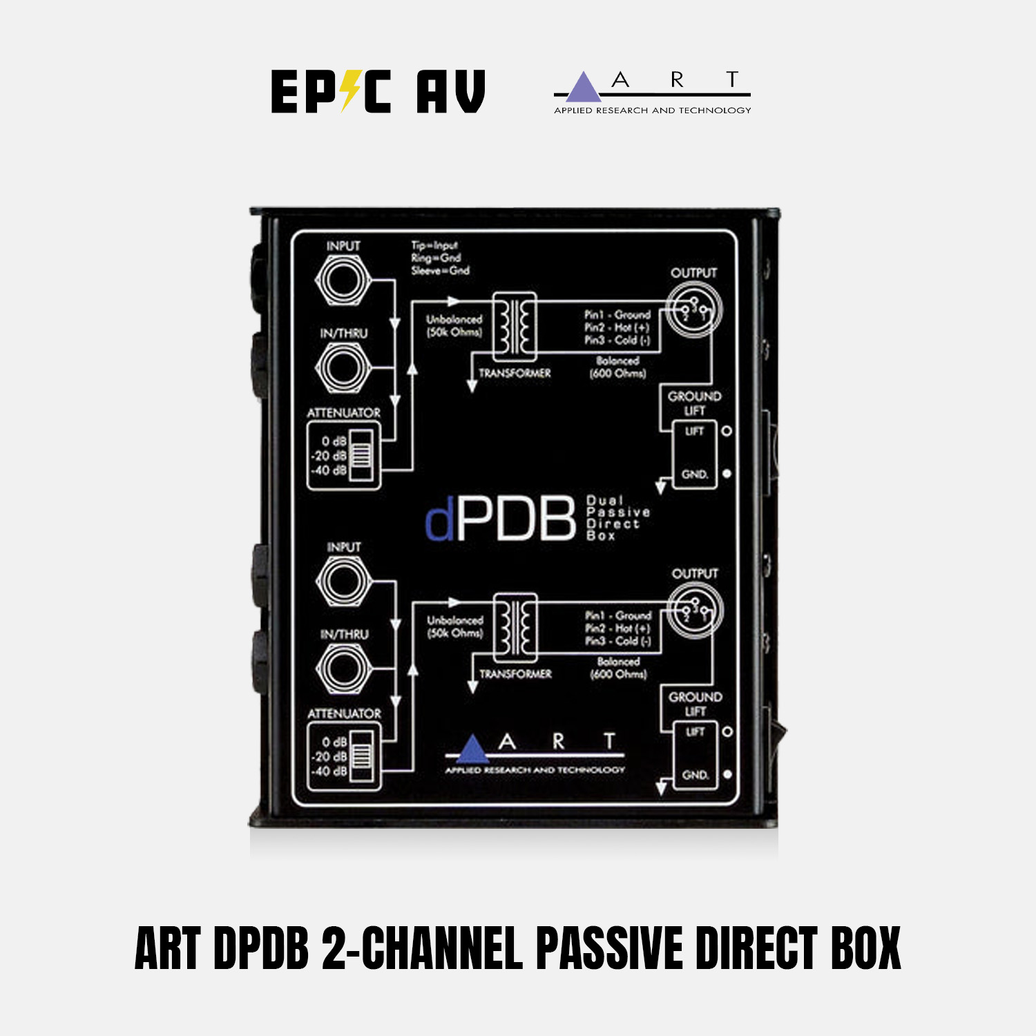 ART dPDB 2-channel Passive Direct Box