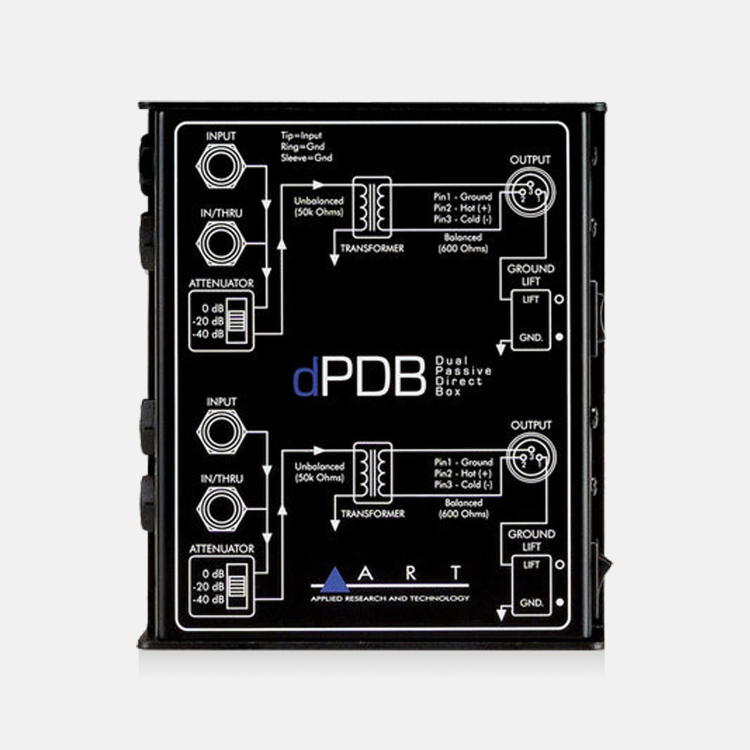 ART dPDB 2-channel Passive Direct Box