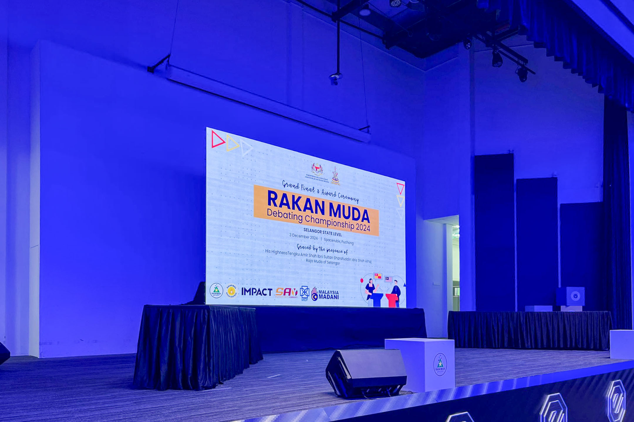Rental Indoor LED Screen for Kementerian Belia dan Sukan (KBS)