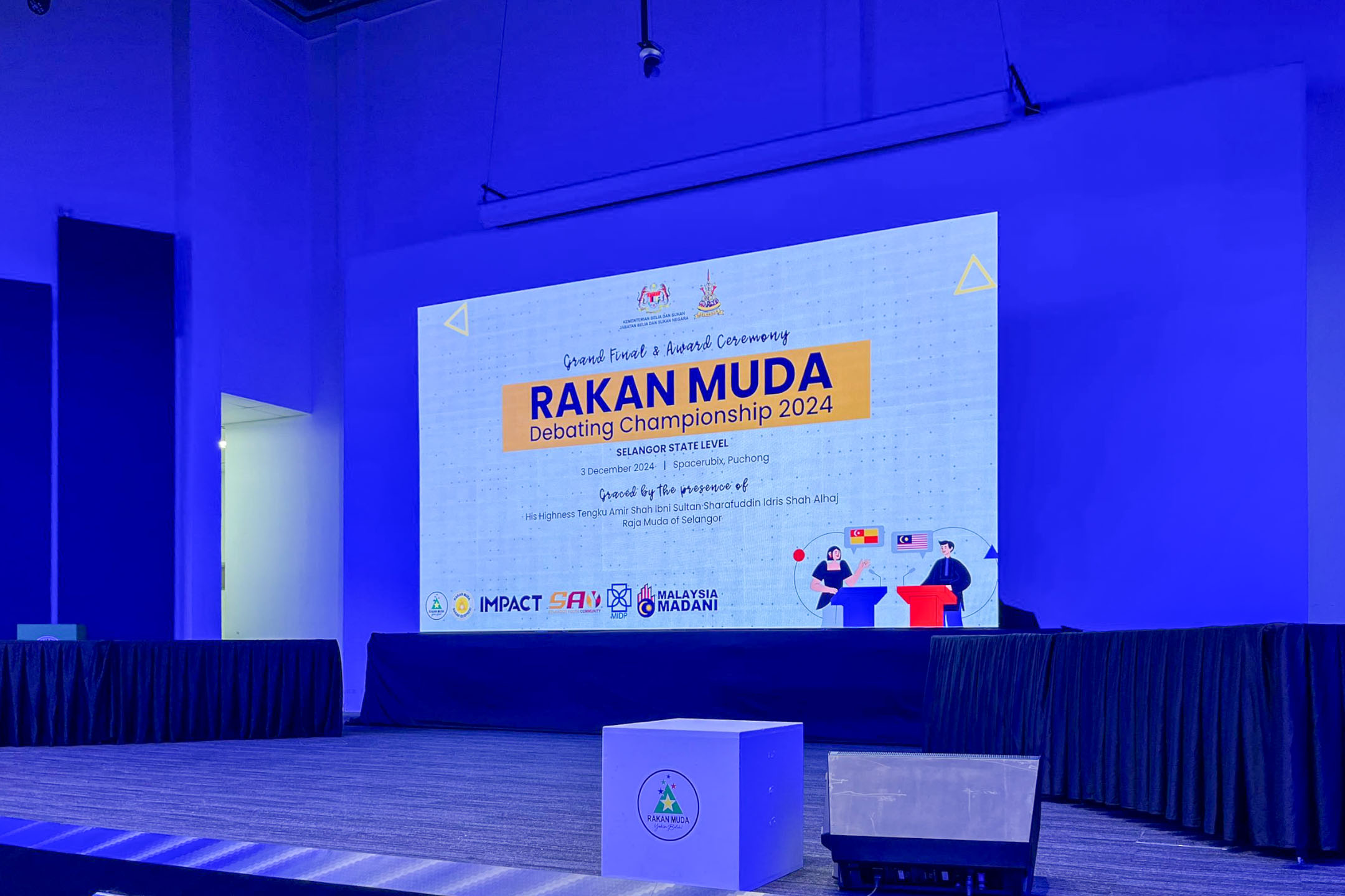 Rental Indoor LED Screen for Kementerian Belia dan Sukan (KBS)