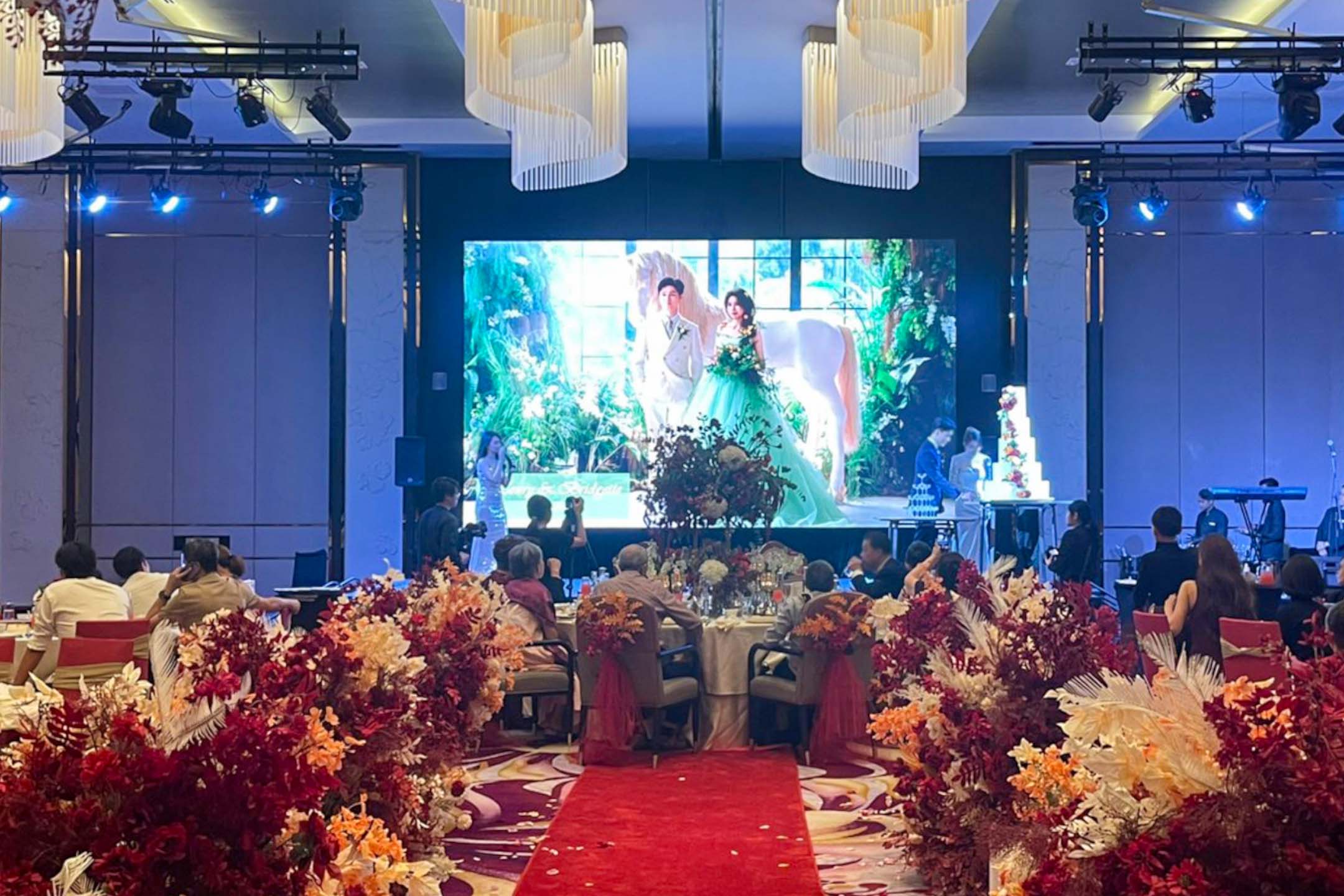 Wedding Dinner at Pavillion Hotel