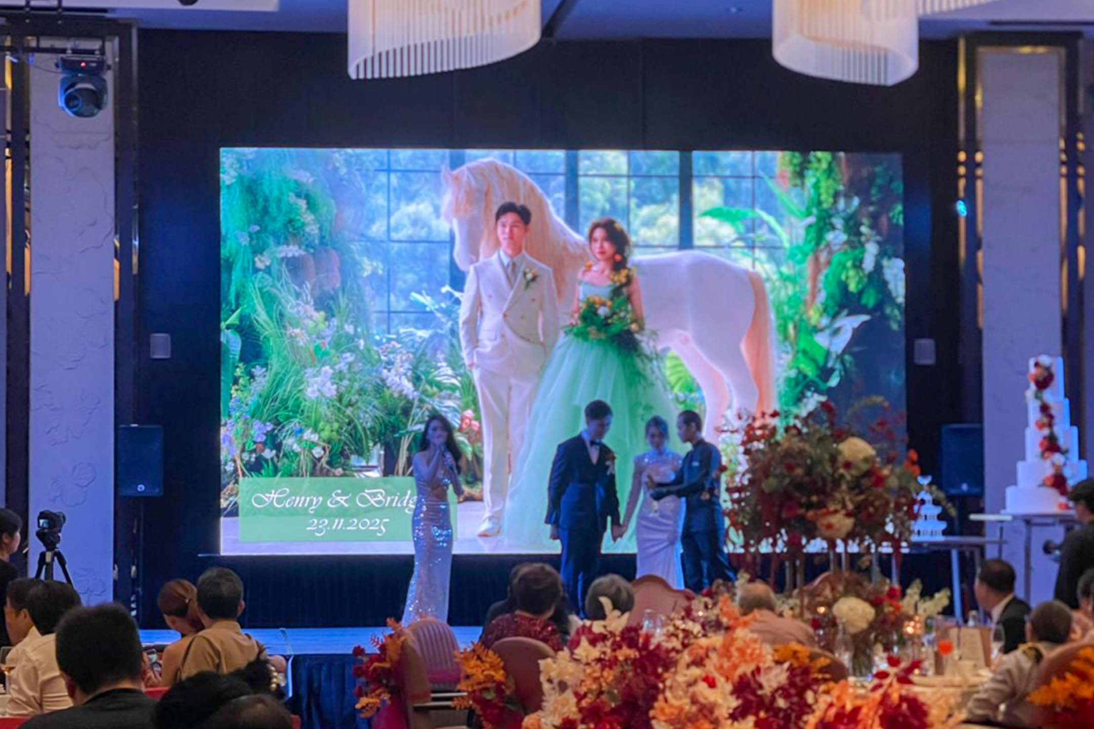 Wedding Dinner at Pavillion Hotel